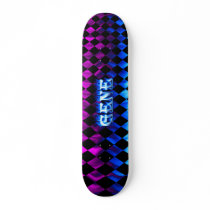 Gene skateboard blue fire and flames design. by skatersollie Gene skateboard blue fire and flames design.