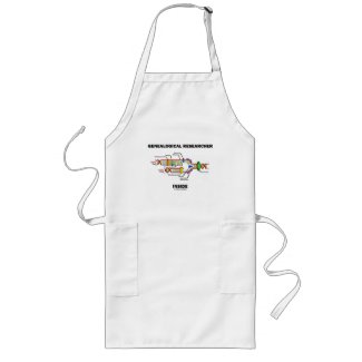 Genealogical Researcher Inside (DNA Replication) zazzle_apron