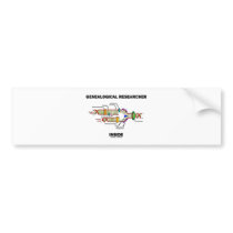 Genealogical Researcher Inside (DNA Replication) Bumper Stickers