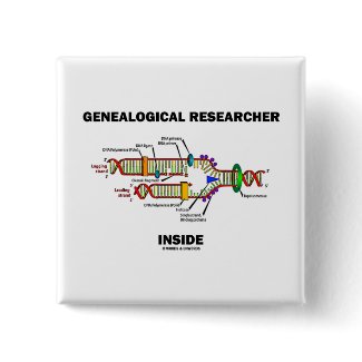 Genealogical Researcher Inside (DNA Replication) zazzle_button
