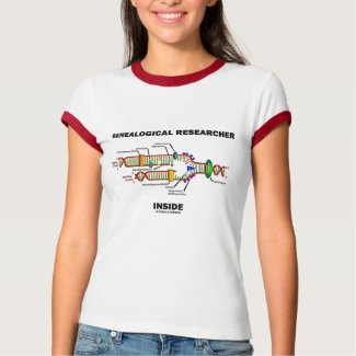 Genealogical Researcher Inside (DNA Replication) zazzle_shirt