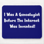 Genealogist before the internet was invent mousepads