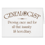 GENEALOGIST.. GREETING CARDS