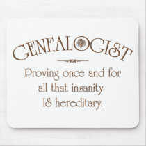GENEALOGIST.. MOUSE PADS
