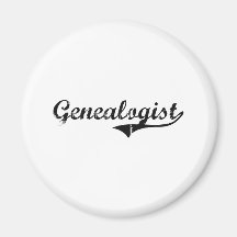 Genealogist Professional Job Refrigerator Magnet