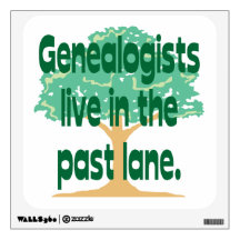 Genealogists Live In The Past Lane Wall Skin