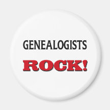 Genealogists Rock Magnet