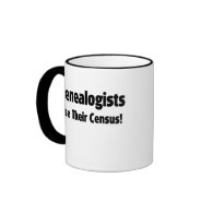 Genealogists Use Their Census Mug