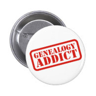 Genealogy Addict Pins