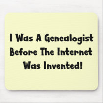 Genealogy Before The Internet mousepads by Mrscookie Genealogy Before The Internet mousepads