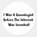 Genealogy Before The Internet Sticker