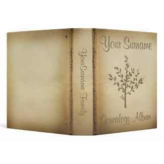 Genealogy binders binder