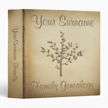 Genealogy binders