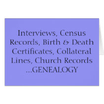 Genealogy cards by Donnanow Genealogy cards