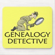 Genealogy Detective Mousepad