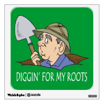 Genealogy - Diggin' For My Roots Wall Skins