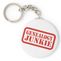 Genealogy Junkie Key Chain