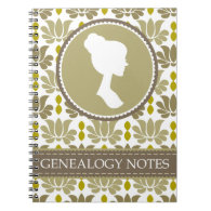 Genealogy Notes Journal Spiral Notebooks