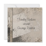 Genealogy Photo Card Personalized Invitation