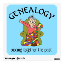 Genealogy - Pieceing Together The Past Room Decal