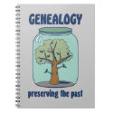 Genealogy Preserving The Past Spiral Notebook
