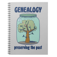 Genealogy Preserving The Past Spiral Notebook