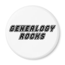 Genealogy Rocks Refrigerator Magnet