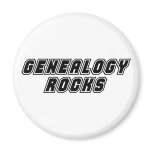 Genealogy Rocks Refrigerator Magnet
