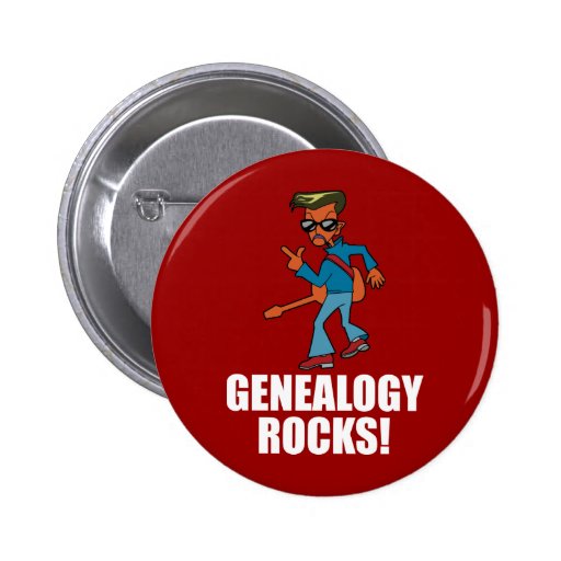 Genealogy Rocks Pins