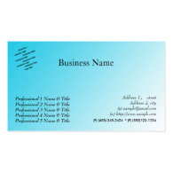 General appointment business card business card template