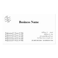 General appointment business card