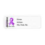 General Cancer Awareness 5 Return Address Label