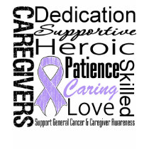 General Cancer Caregivers Collage t-shirts by giftsforawareness General Cancer Caregivers Collage t-shirts