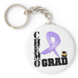 General Cancer Chemo Grad Keychains