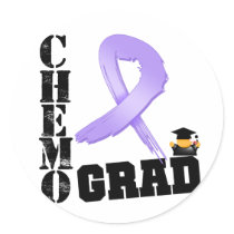General Cancer Chemo Grad Sticker