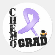 General Cancer Chemo Grad Sticker