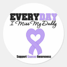 General Cancer Every Day I Miss My Daddy Stickers