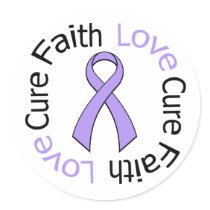 General Cancer Faith Love Cure stickers