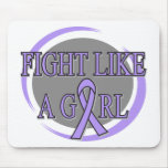 General Cancer Fight Like A Girl Circular mousepads
