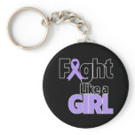 General Cancer Fight Like a Girl keychains