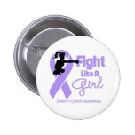 General Cancer Fight Like A Girl  Knock Out buttons