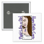 General Cancer Hope Fight Like A Girl buttons