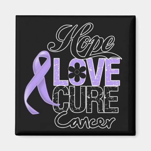 General Cancer Hope Love Cure Fridge Magnet
