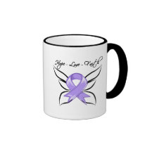 General Cancer Hope Love Faith Coffee Mugs