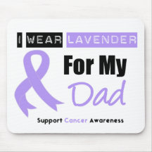 General Cancer I Wear Lavender For My Dad Mouse Pads