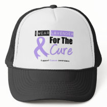 General Cancer I Wear Lavender For The Cure hats