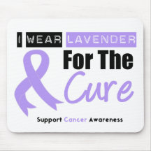General Cancer I Wear Lavender For The Cure Mouse Mats