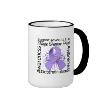 General Cancer Inspirations Spiral Ribbon Mug