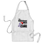 General Cancer My Christmas Wish is a Cure aprons