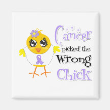 General Cancer Picked The Wrong Chick Refrigerator Magnets